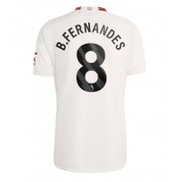 Koszulka piłkarska Manchester United Bruno Fernandes #8 Strój Trzeci 2023-24 tanio Krótki Rękaw